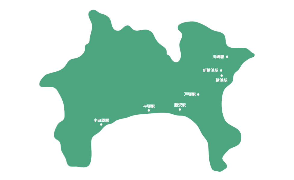 神奈川県レンタカー人気エリア
